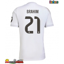 Camisa de Futebol Real Madrid Brahim Diaz #21 Equipamento Principal 2025-26 Manga Curta